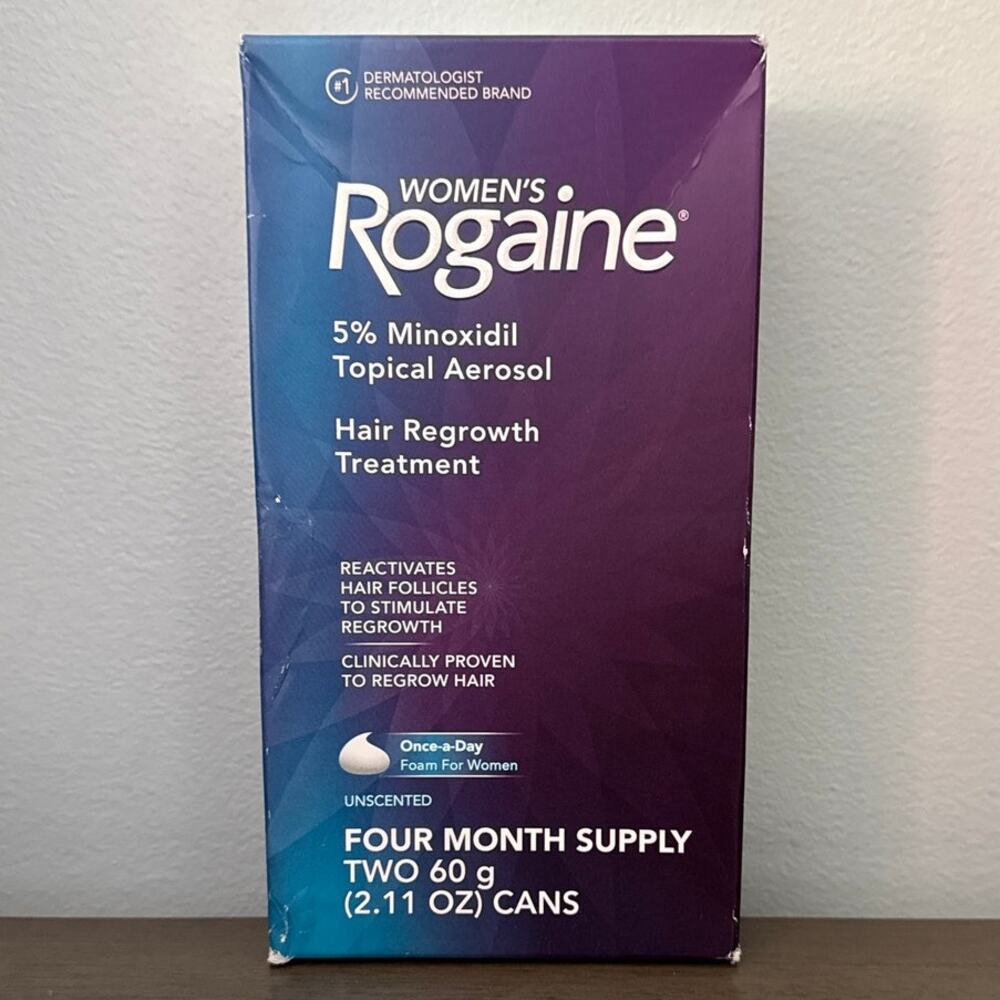Women’s Hair Regrowth Treatment Foam 4 Month Supply (2 x 2.11 oz) EXP 4/27 NIB